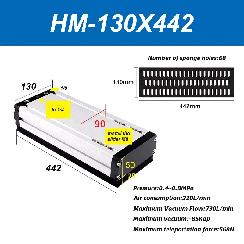 Integrated vacuum sponge suction cup manipulator pneumatic non-marking heavy-duty palletizing carton industrial sponge gripper-BOLTTE