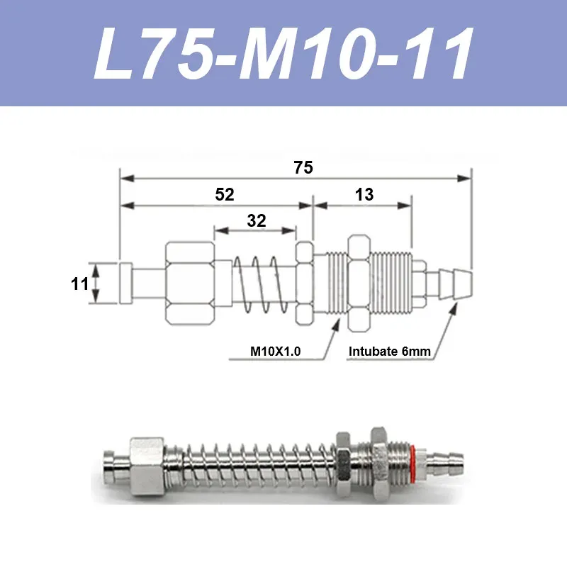 Vacuum suction cup base Big head 11mm hardware manipulator fixture accessories pneumatic support tail air inlet-BOLTTE