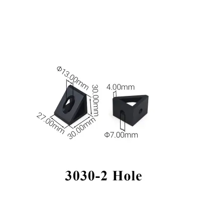 4Pcs/Lot Aluminum Profile Right Angle Triangle Block Triangle Connector Bracket for 2020 3030 4040 4545 2040 3060 Alu Profiles