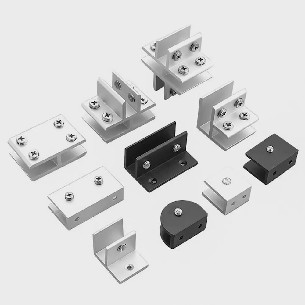 Thicken Panel Bracket Glass Clamp Shelves Clips Furniture Hardware Shelf Holder Clip Shelf Holder Support For 6-12mm