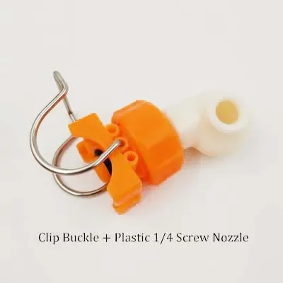 Clip Button Nozzle Front Treatment Buckle Coating Industrial Cleaning PP Universal Adjustable Spherical Conical Spray Head