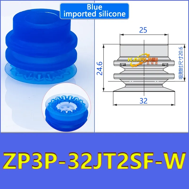 Mechanical arm vacuum suction cup organ type thin film suction cup industrial pneumatic accessories ZP3P-20JT2SF ZP3P-32JT2SF-BOLTTE