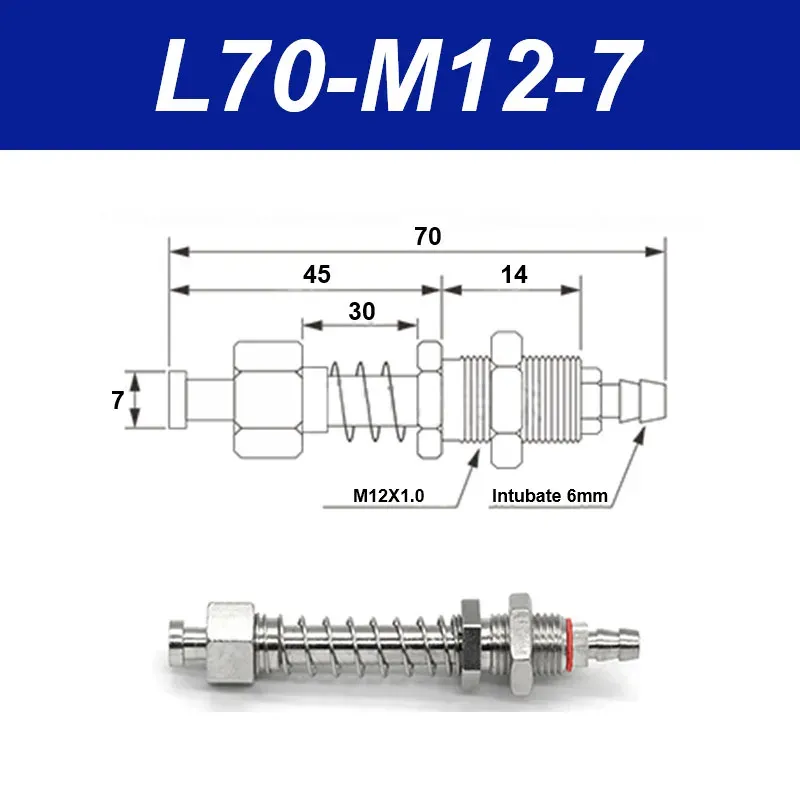 Vacuum suction cup base samll head 7mm hardware manipulator fixture accessories pneumatic support tail air inlet-BOLTTE