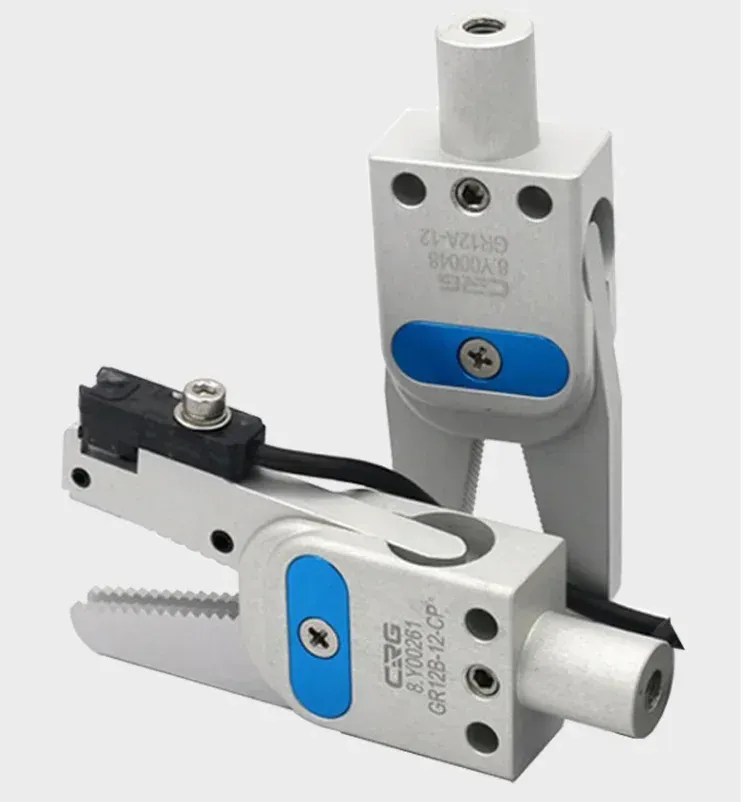 CRG manipulator mini nozzle clamp GR12/10 mini pneumatic gripper clamp with proximity switch clamp