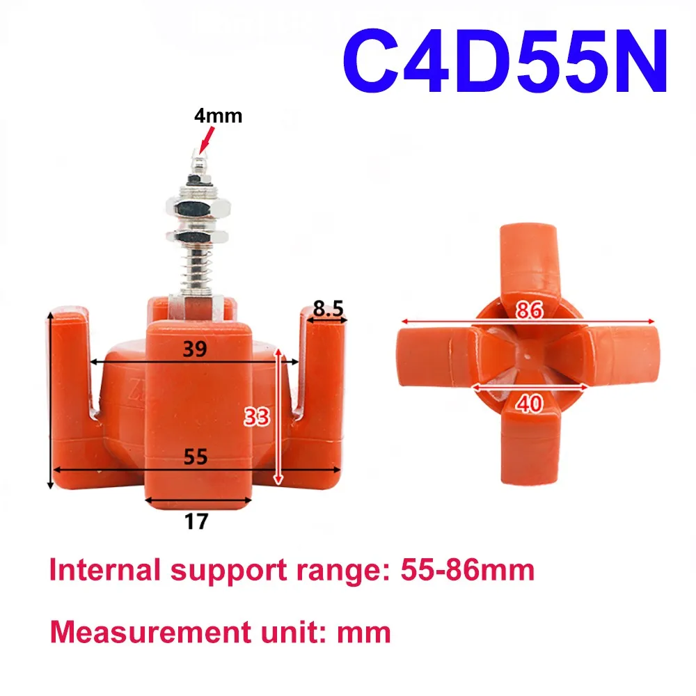 Robot arm four claw flexible gripper injection molding machine Silicone pneumatic expansion cylinder