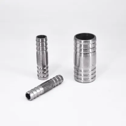 6 8 10 12 13 14 15 16 17 18 19 20 21 22 24 25 -76 mm Hose Barb Equal Straight Nipple Connector 304 Stainless Steel Pipe Fitting-BOLTTE
