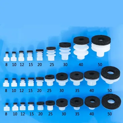 Vacuum suction cup manipulator accessories big head single double three-layer rough surface pneumatic sponge suction nozzle-BOLTTE