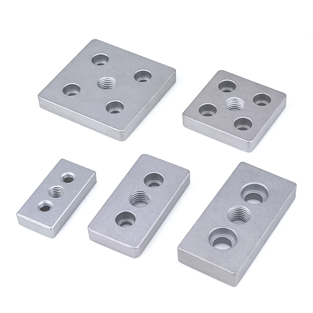 4PCS Aluminum Alloy End Connection Plate 3060 4080 4590 6060 8080 Caster Adjustable Levelling Feet Support aluminium profile