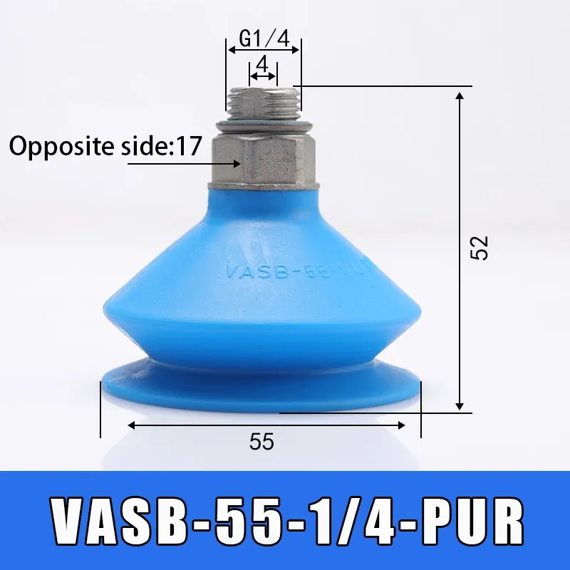 Soft bag robotic arm vacuum suction cup BG41 BGI48 BG34 BG63 lip suction cup