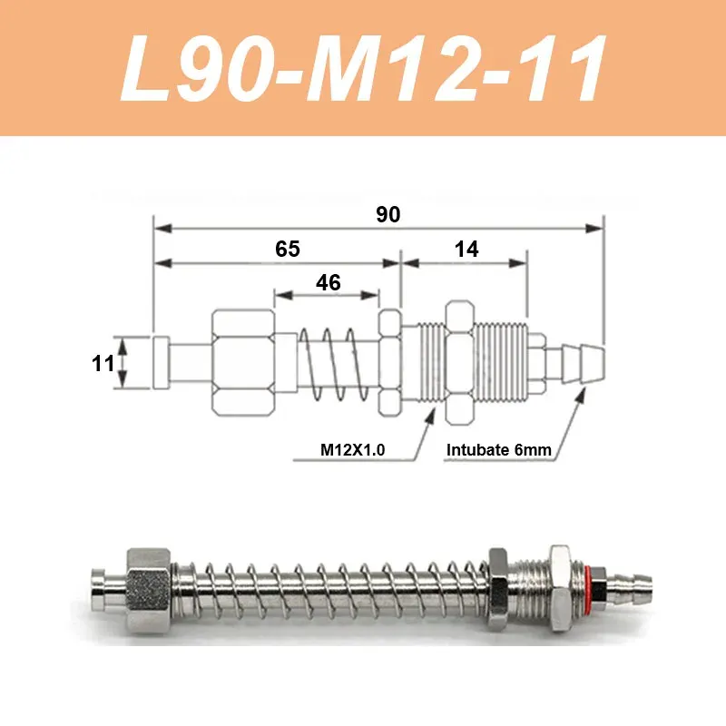 Vacuum suction cup base Big head 11mm hardware manipulator fixture accessories pneumatic support tail air inlet-BOLTTE