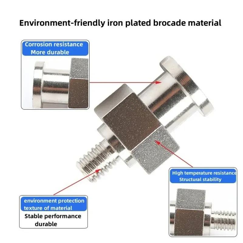 Manipulator accessories Suction cup large end small end fitting M5 tooth adapter iron tee elbow joint quick screw pneumatic-BOLTTE