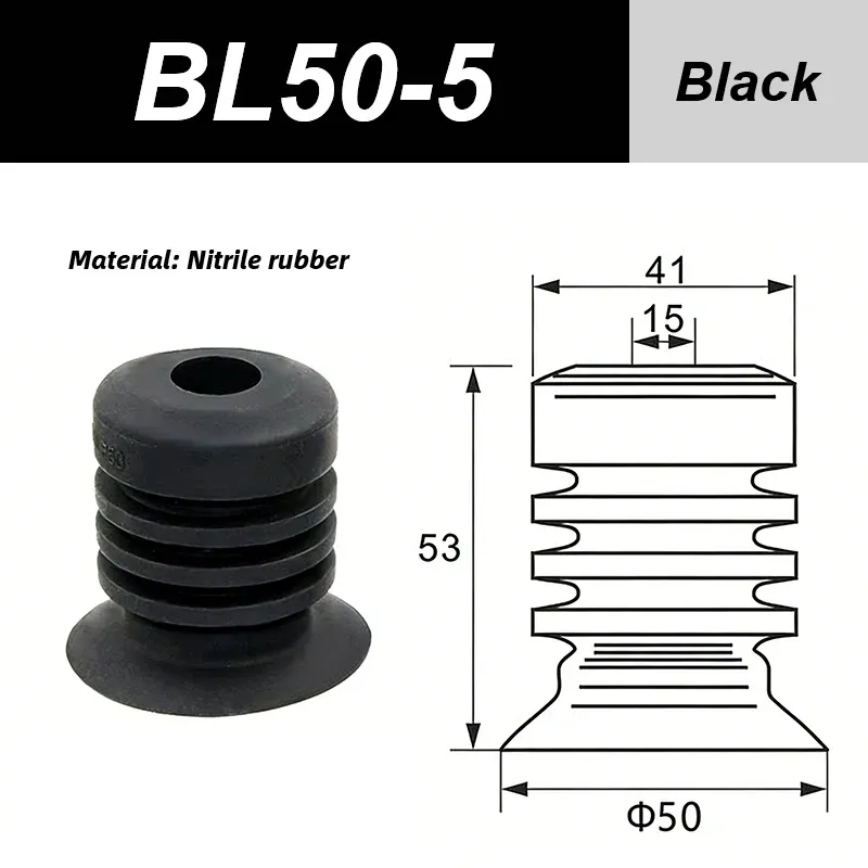 Vacuum Suction Cup Pneumatic Components Plastic Bag Manipulator BL30-5 BL40-5 BL50-5 Soft Bag