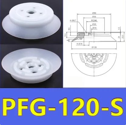 Heavy-duty glass vacuum suction cup fittings industrial J25/J50/J75-B01-A18/A22