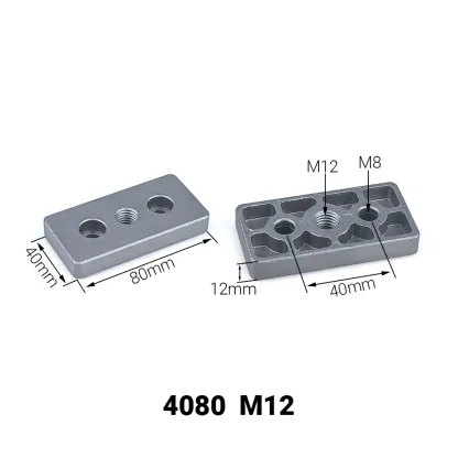 4PCS Aluminum Alloy End Connection Plate 3060 4080 4590 6060 8080 Caster Adjustable Levelling Feet Support aluminium profile