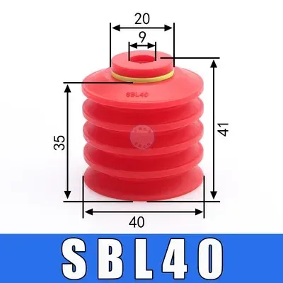 Vacuum suction cup industry SBL15 20 30 40 50 multilayer folding manipulator accessories suction cup pneumatic components