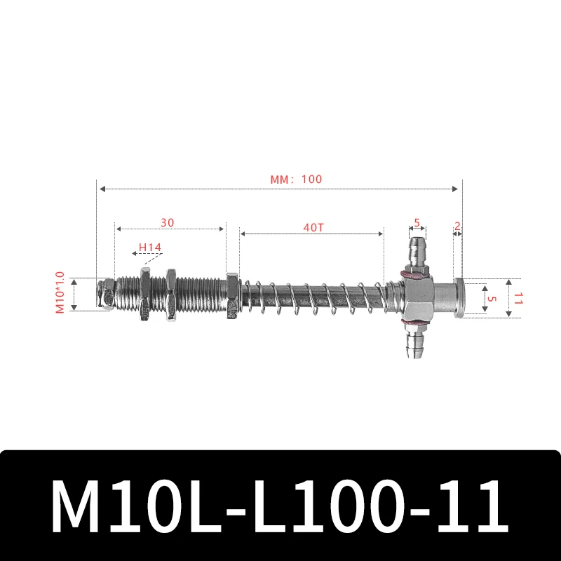 M10-11 Series Big Head Manipulator Pneuamtic Parts Fixture Rubber Sucker Pad Silicone Vacuum Suction Cup Mount-BOLTTE