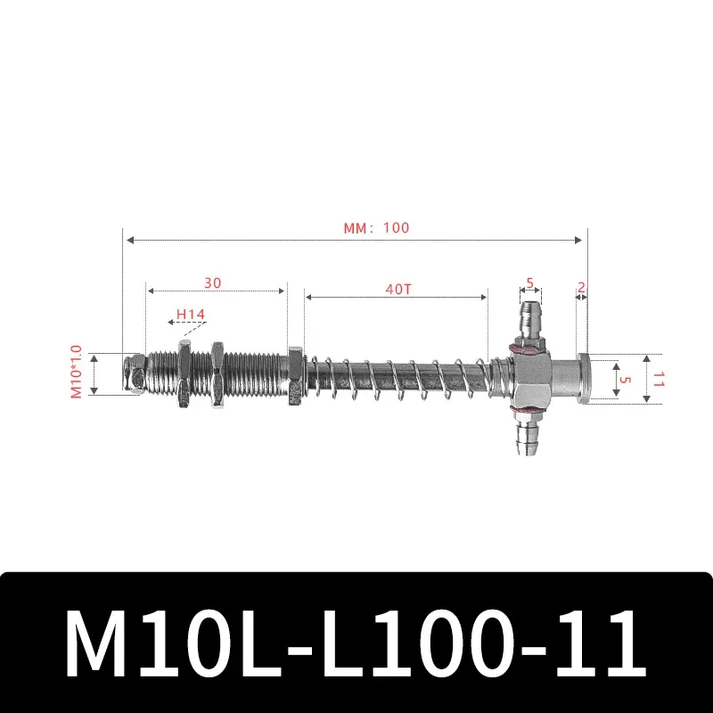 M10-11 Series Big Head Manipulator Pneuamtic Parts Fixture Rubber Sucker Pad Silicone Vacuum Suction Cup Mount-BOLTTE
