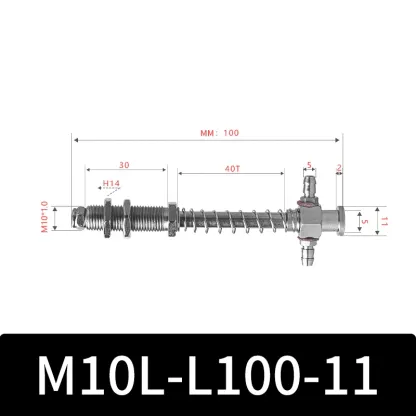M10-11 Series Big Head Manipulator Pneuamtic Parts Fixture Rubber Sucker Pad Silicone Vacuum Suction Cup Mount-BOLTTE