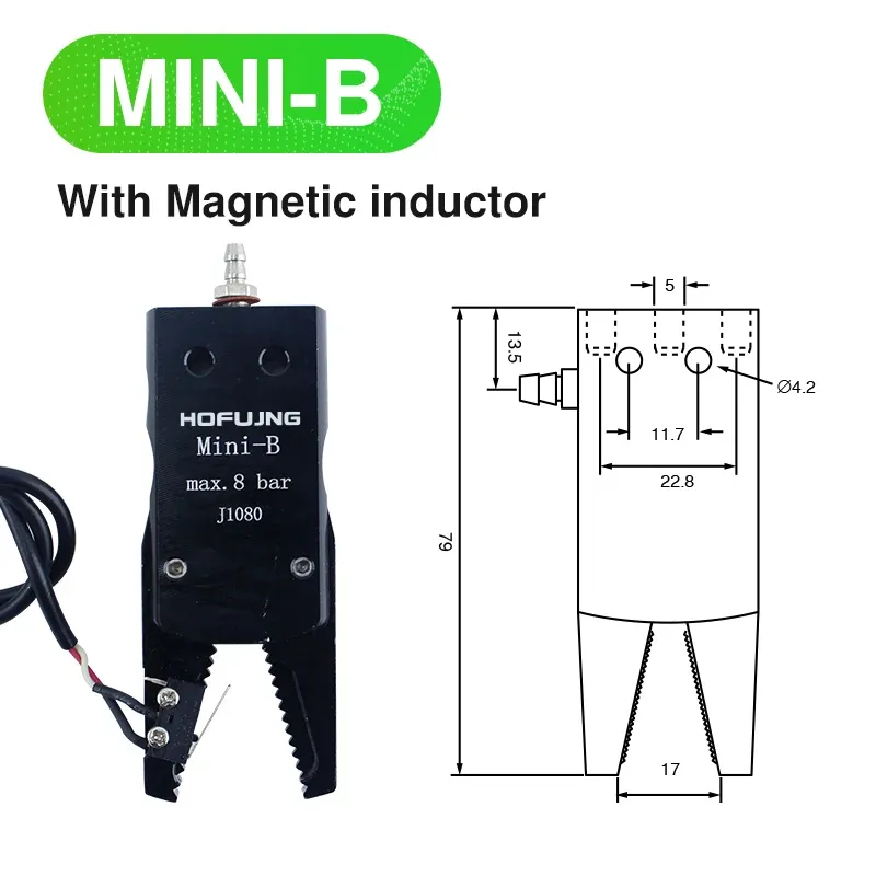 hofujng Pneumatic MINI gripper J1080/1060 Manipulator Accessories Mechanical Fixture Water Spout Clip for industrial robot-BOLTTE