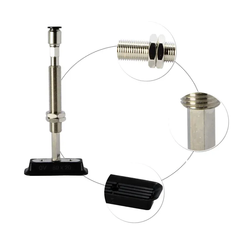 Long strip suction nozzle oval vacuum suction cup manipulator accessories pneumatic SMC hardware M10 adaptation ov50x20