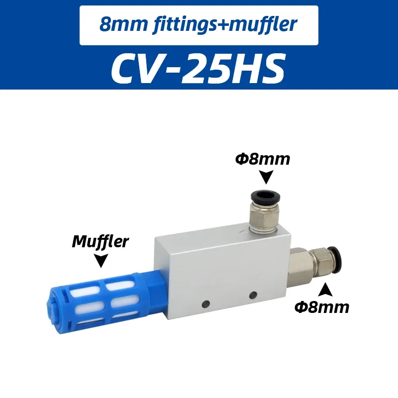 Vacuum generator CV-10HS CV-15HS 20HS 25HS 30HS  industrial negative pressure sucker  CV-10HSCK CV15/20/25HSCK Adjustable series-BOLTTE