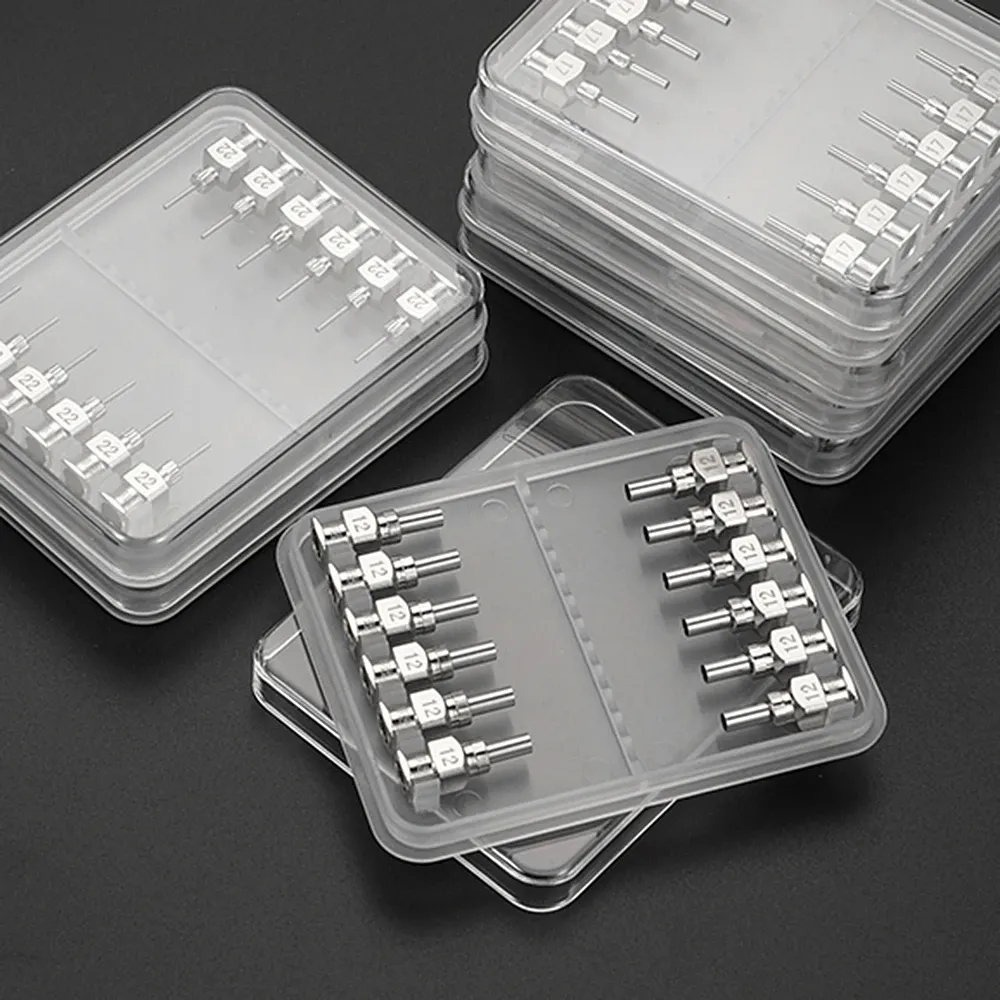 12 Pack 8G-30G Dispensing Needle 6.5mm Stainless Steel Blunt Tip Needle for filling liquids, glues and syringes-BOLTTE