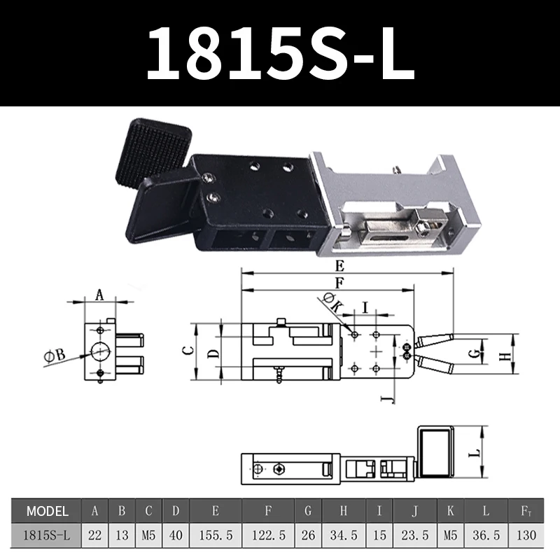1815S Series With Sensor Robot Arm Injection Molding Machin Pneuamtic Hose  Air Cylinder Robotic Gripper Clamp-BOLTTE