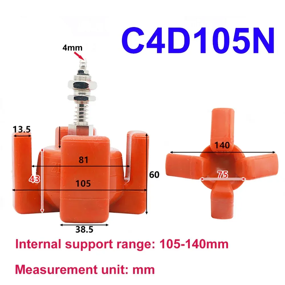 Robot arm four claw flexible gripper injection molding machine Silicone pneumatic expansion cylinder