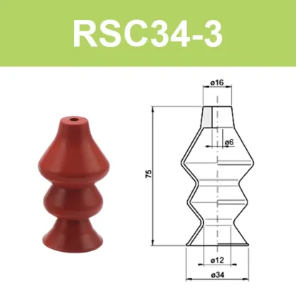 Manipulator suction cup industrial vacuum suction cup sucking egg spherical special vacuum suction cup nozzle silicone pneumatic-BOLTTE