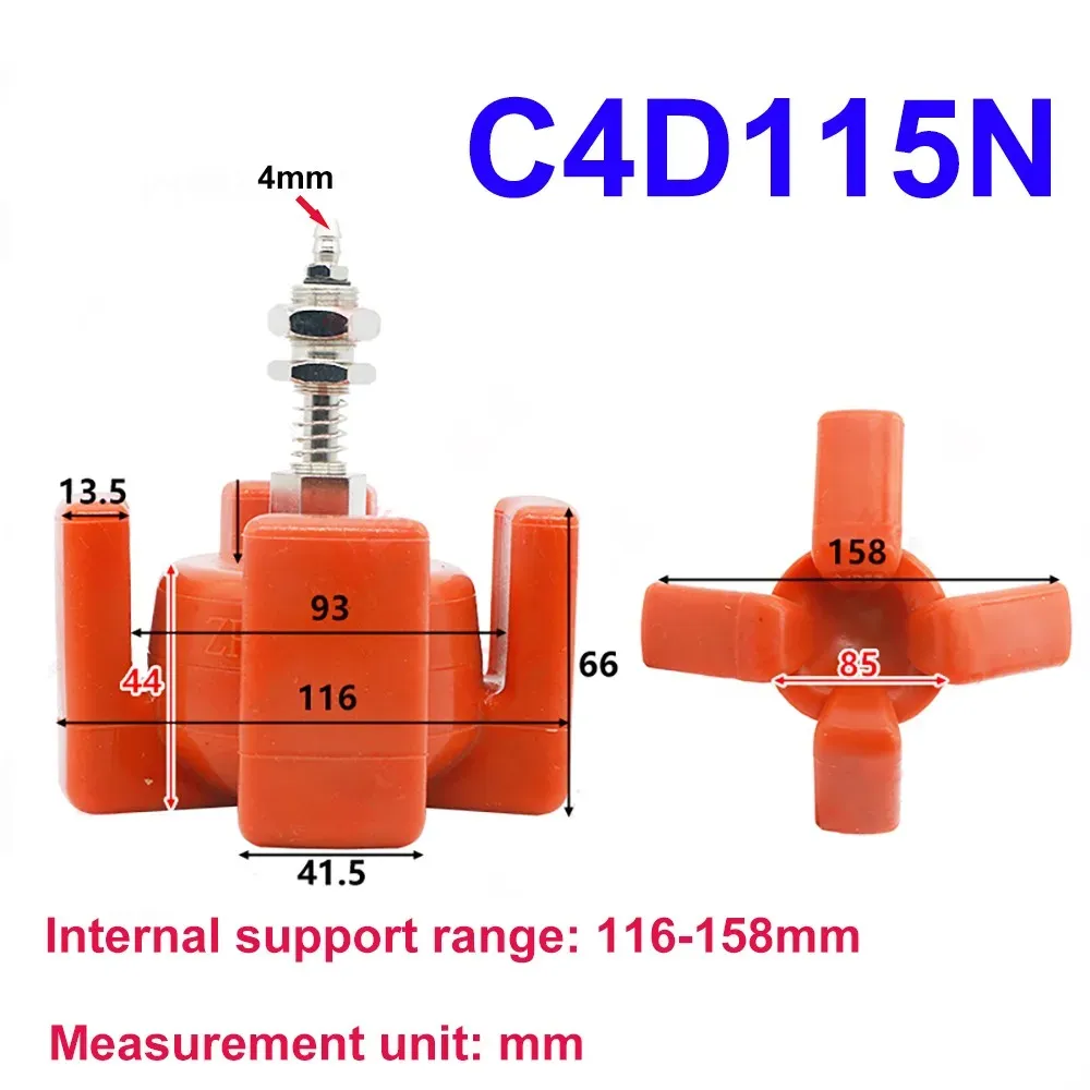 Robot arm four claw flexible gripper injection molding machine Silicone pneumatic expansion cylinder