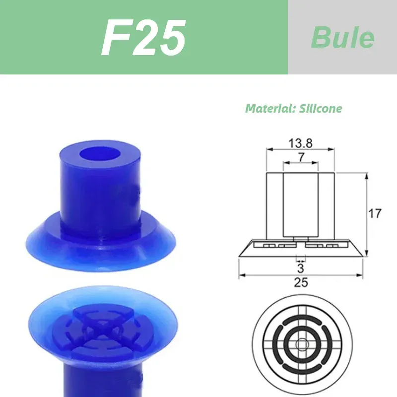 Packaging Machine Bag Opening Vacuum Suction Cup APEX20  K-27 F25 K3-3A 20-2 Robotic Arm Film Plastic Bag Accessories Pneumatic-BOLTTE