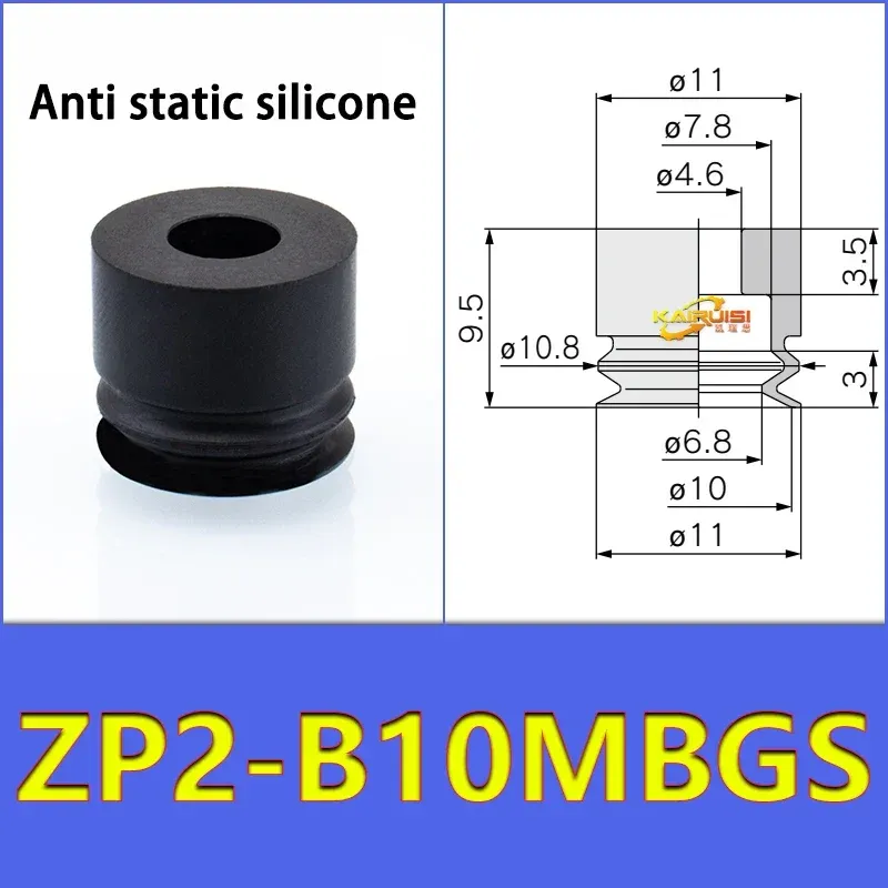 5pcs/pack ZP2 Series Bellow Vacuum Suction Cup  ZP2-B04/06/08/10/15/20MBS/N B06MB Gripper-BOLTTE