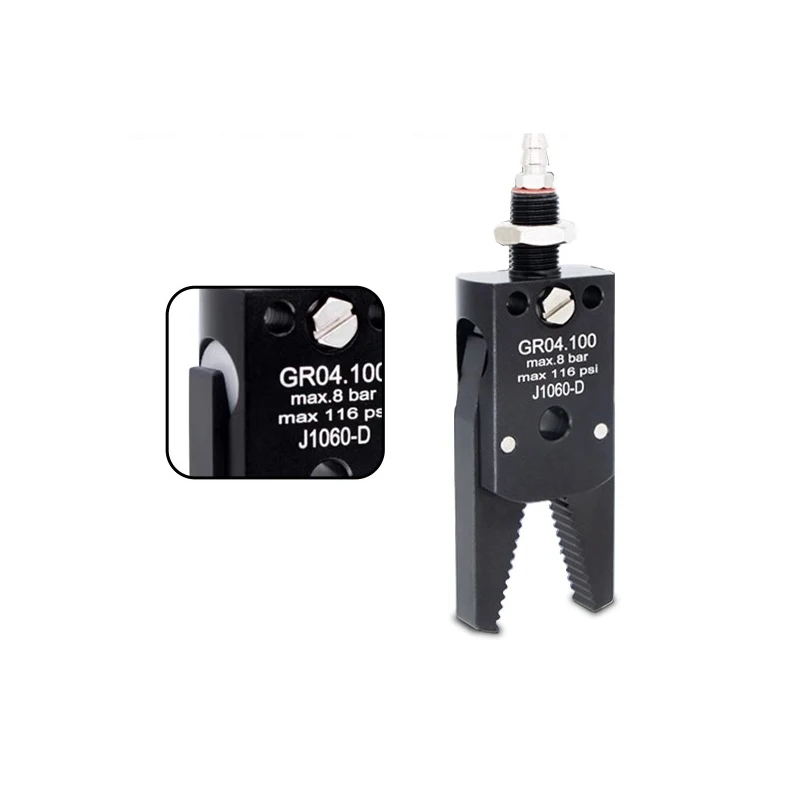 Mechanical Arm Gripper Pneumatic Clamp MINI A Male Female Thread Fixture Injection Molding Accessories Robot Automation Tools-BOLTTE