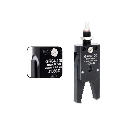 Mechanical Arm Gripper Pneumatic Clamp MINI A Male Female Thread Fixture Injection Molding Accessories Robot Automation Tools-BOLTTE