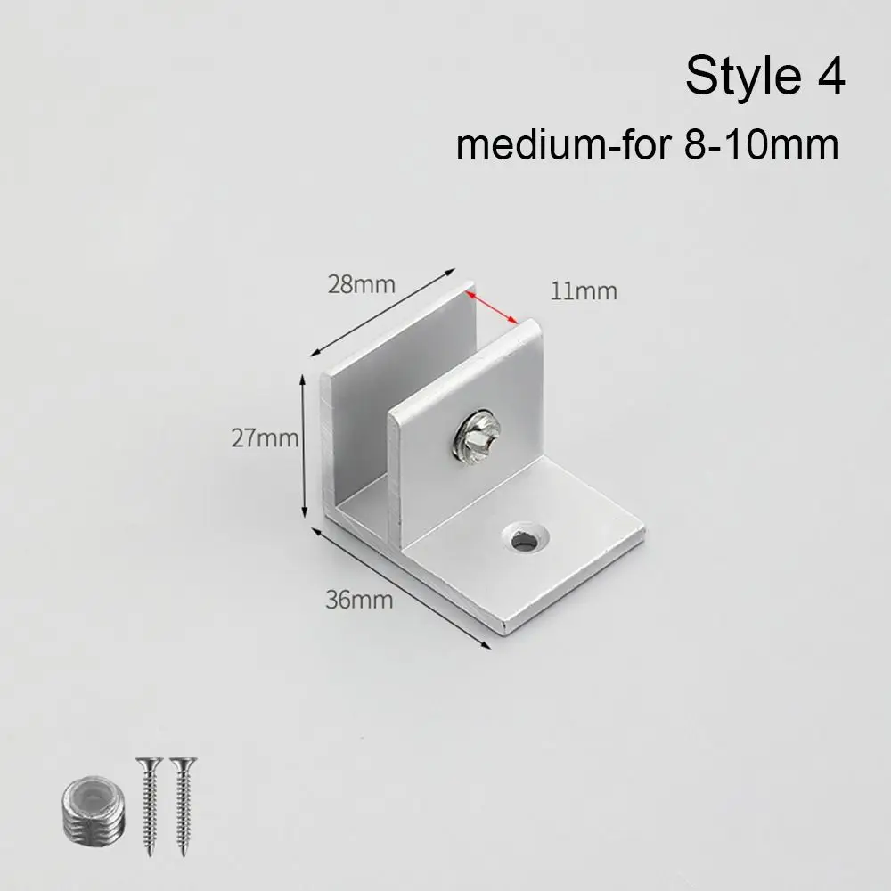 Thicken Panel Bracket Glass Clamp Shelves Clips Furniture Hardware Shelf Holder Clip Shelf Holder Support For 6-12mm