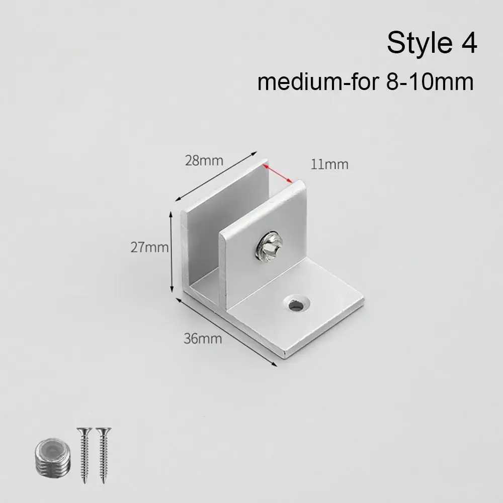 Thicken Panel Bracket Glass Clamp Shelves Clips Furniture Hardware Shelf Holder Clip Shelf Holder Support For 6-12mm