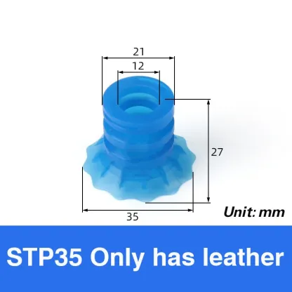 Open bag vacuum suction cup industrial STP35S/60S suction soft packaging silicone mechanical arm accessories suction nozzle lip-BOLTTE