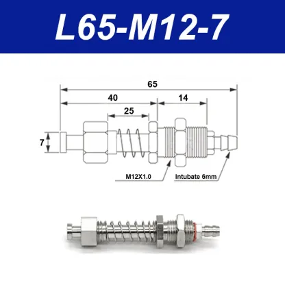 Vacuum suction cup base samll head 7mm hardware manipulator fixture accessories pneumatic support tail air inlet-BOLTTE