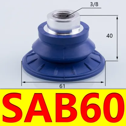 Corrugated Suction Cup Strong Suction Nozzle Robot Accessories Vacuum Suction Cup Joint Set SAB-BOLTTE