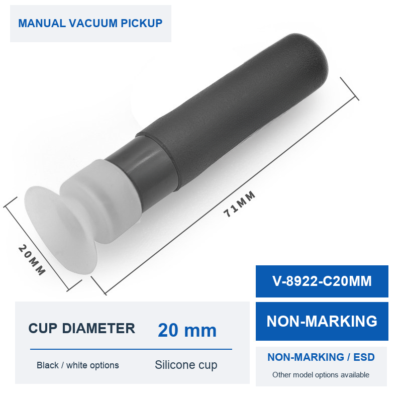V-8922-C20MM Non-Marking White product photo and dimensions
