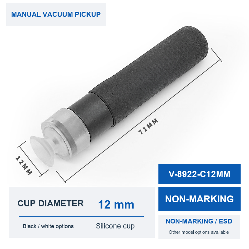 V-8922-C12MM Non-Marking White product photo and dimensions
