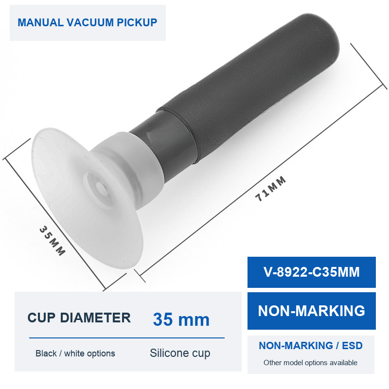 V-8922-C35MM Non-Marking White product photo and dimensions