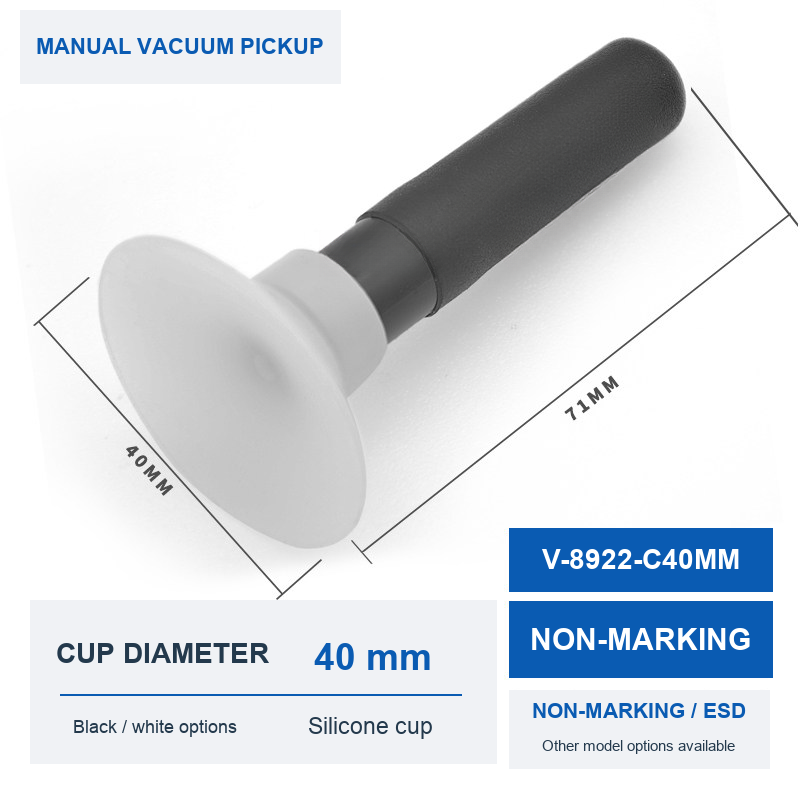 V-8922-C40MM Non-Marking White product photo and dimensions
