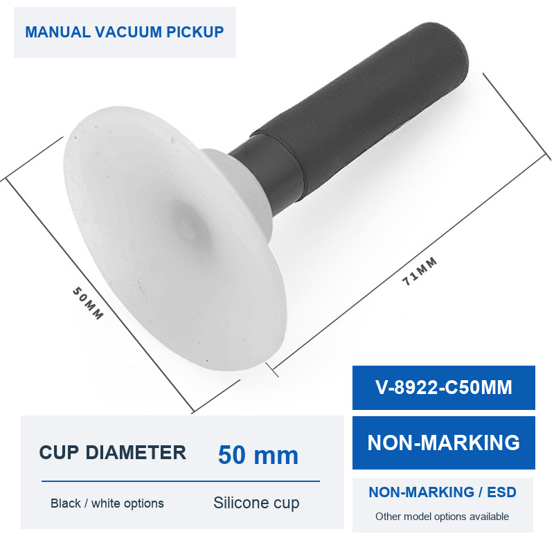V-8922-C50MM Non-Marking White product photo and dimensions