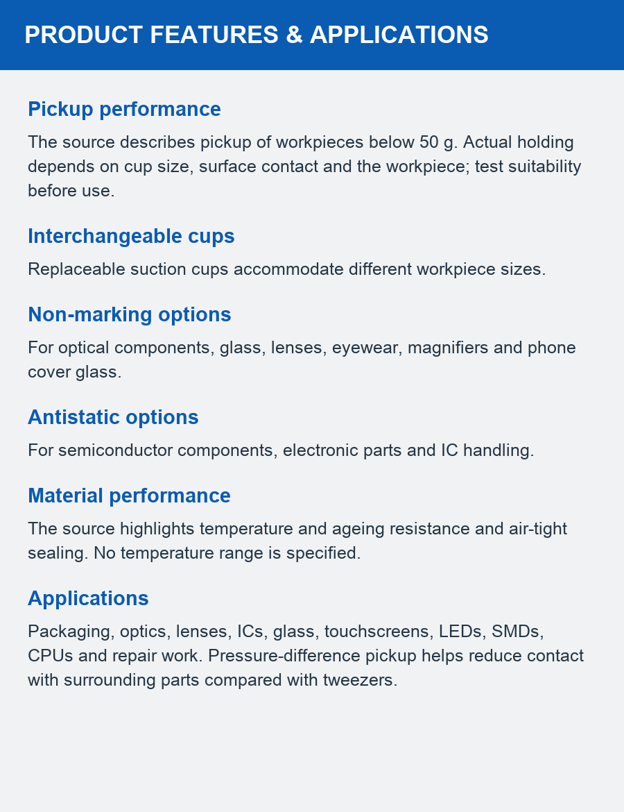 V-8922 Features