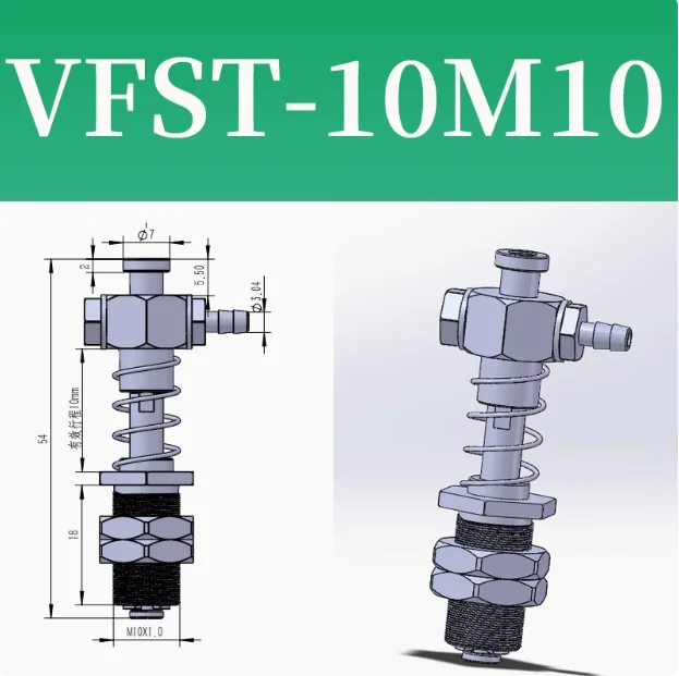 CRG Aluminum Suction Fittings VFS/VFM Size Head Suction Cup Holder STAR Suction Cup Holder, Manipulator Accessories-BOLTTE