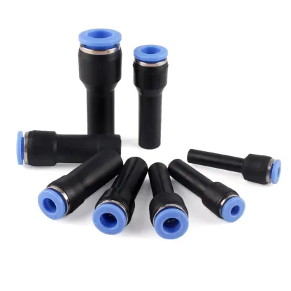 1PCS Or 5PCS Pneumatic Fittings Plug Push in Reducer through PGJ 6/8/10/12mm Tube To 4/6/8/10mm Tube Air Connector-BOLTTE