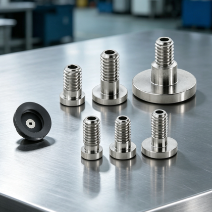 M5/M6 Vacuum Cup Threaded Fittings – Straight, Extended and G1/8 Adapter Types