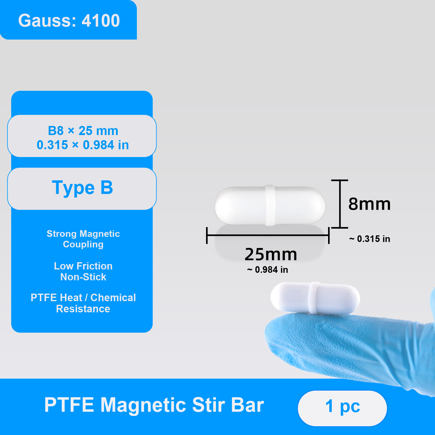 B8x25 mm (0.315x0.984 in) original nominal mm/in photograph