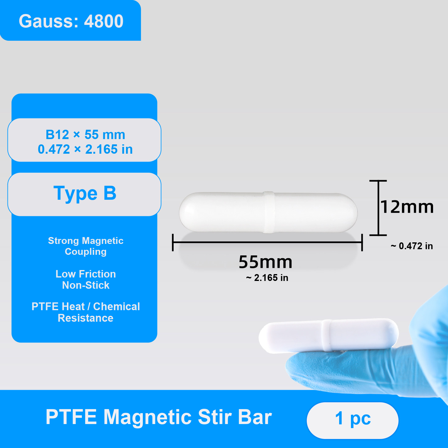 B12x55 mm (0.472x2.165 in) original nominal mm/in photograph